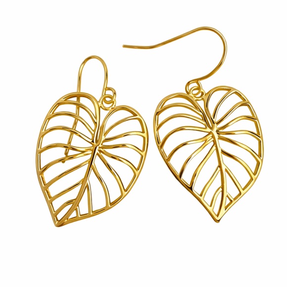 Soha Living Jewelry - Soha Living Leaf Earrings NWOT